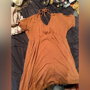 Flows dress, low back